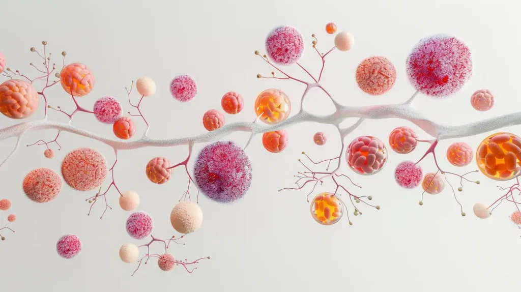Cell differentiation showing apoptosis in tissue turnover