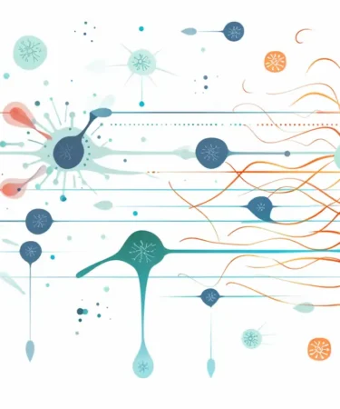 Cell differentiation stages from stem to specialized cells in human tissues